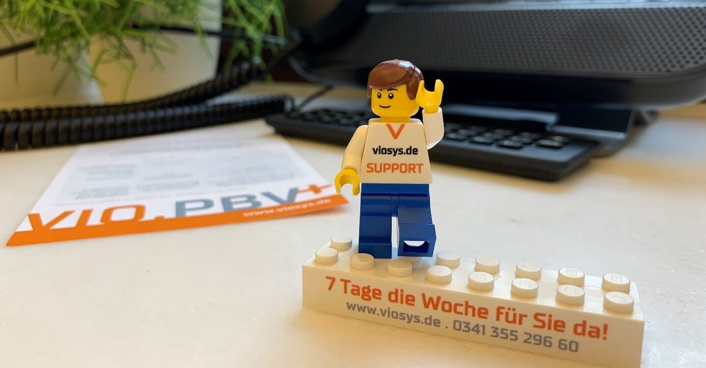 VIO.PBV+ Legomännchen Supportzeiten Service